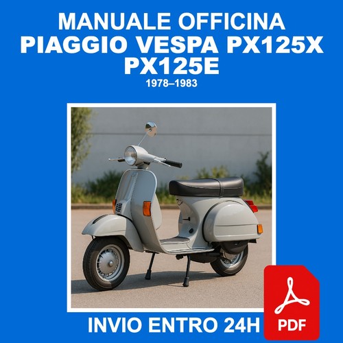 Manuale officina piaggio vespa - piaggio,