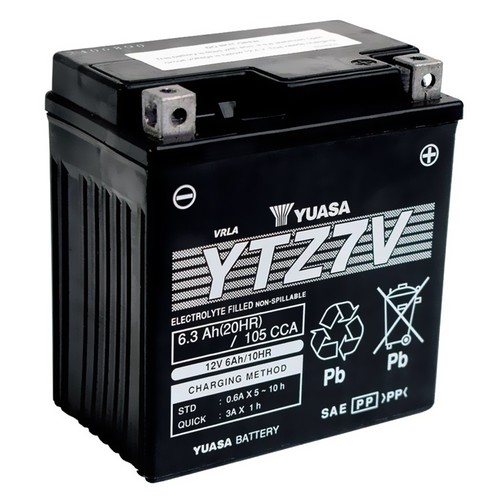 Batteria yuasa ytz7v - batteria, 6,3ah