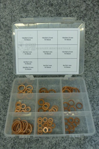 Assortimento 125 anelli - 125,