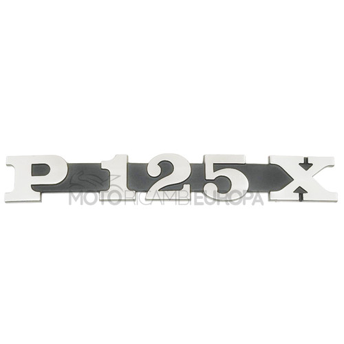 Scritta p125x cofano laterale - scritta,