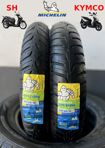 Coppia michelin 100 - michelin, 100/80-16